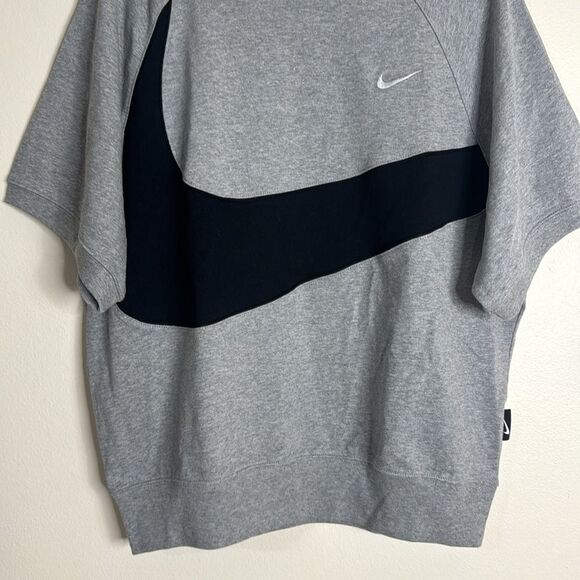 Nike big swoosh grey muscle tshirt men’s size large - Picture 4 of 10